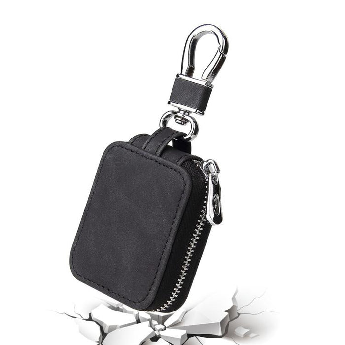 Funda protectora universal de cuero sintético para auriculares XDcase con gancho