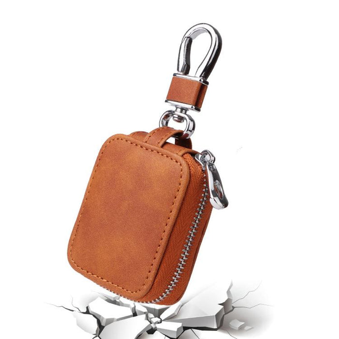 Funda protectora universal de cuero sintético para auriculares XDcase con gancho