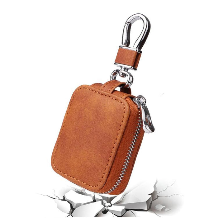Funda protectora universal de cuero sintético para auriculares XDcase con gancho