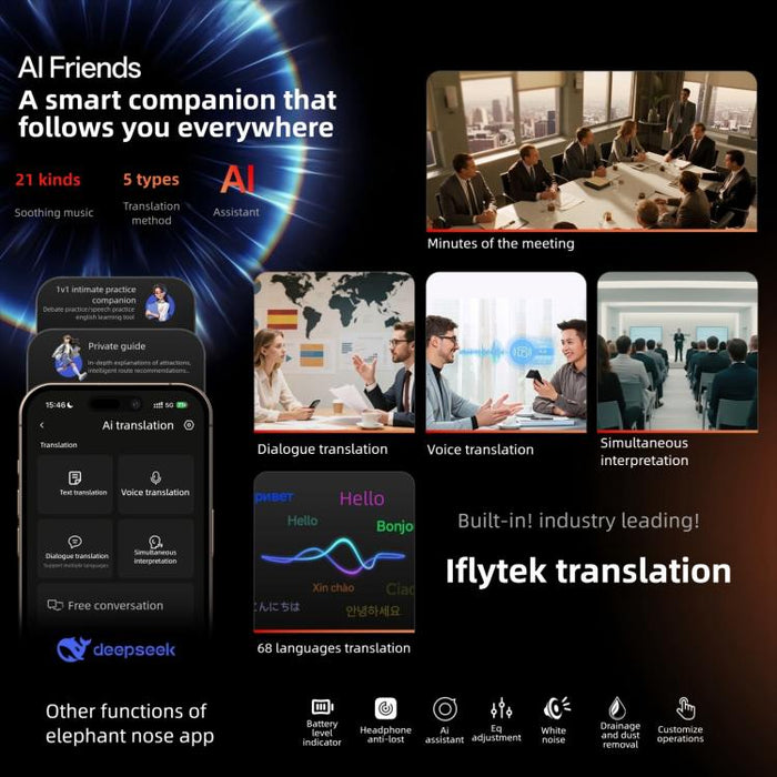 Auriculares inalámbricos Bluetooth intrauditivos D MOOSTER D33