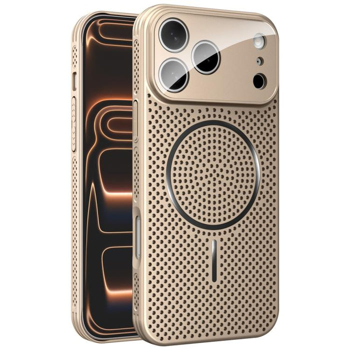Funda para teléfono Ice Armor con airbag magnético y sistema de refrigeración, a prueba de golpes., For iPhone 17 Pro Max, For iPhone 17 Pro