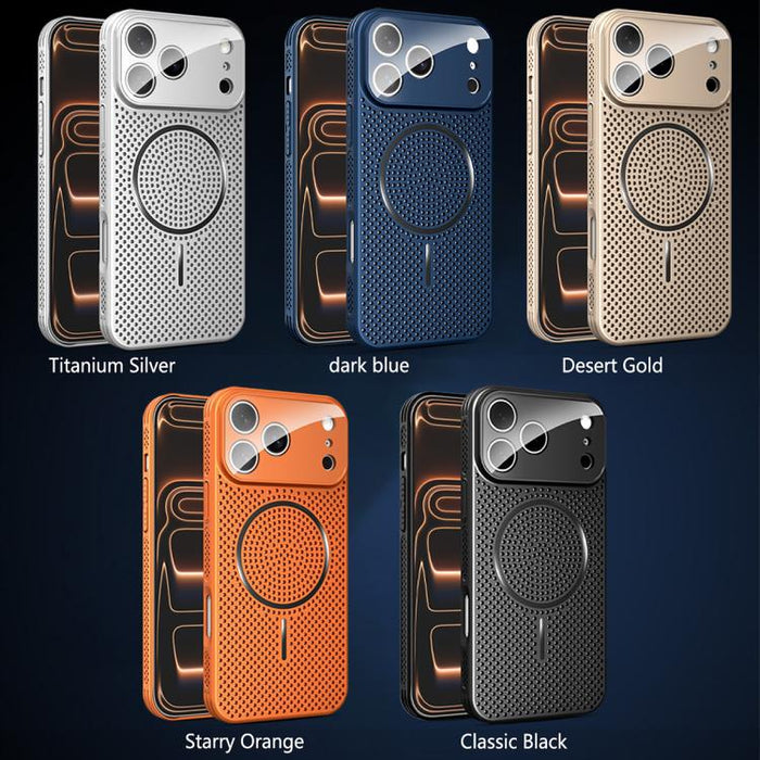 Funda para teléfono Ice Armor con airbag magnético y sistema de refrigeración, a prueba de golpes., For iPhone 17 Pro Max, For iPhone 17 Pro