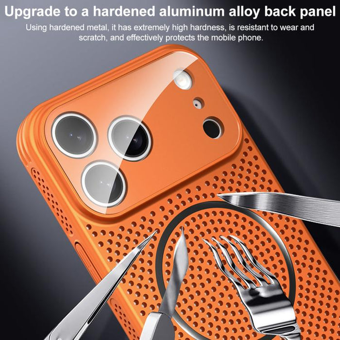 Funda para teléfono Ice Armor con airbag magnético y sistema de refrigeración, a prueba de golpes., For iPhone 17 Pro Max, For iPhone 17 Pro