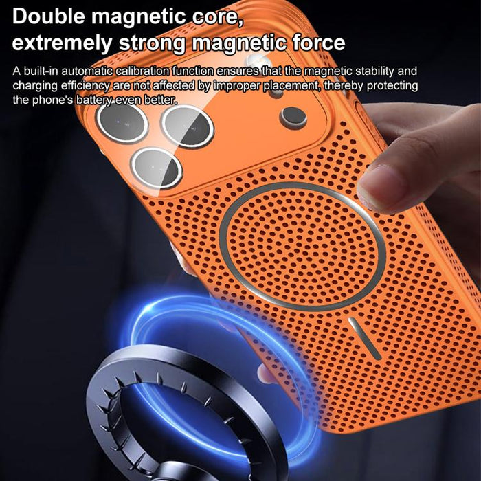 Funda para teléfono Ice Armor con airbag magnético y sistema de refrigeración, a prueba de golpes., For iPhone 17 Pro Max, For iPhone 17 Pro