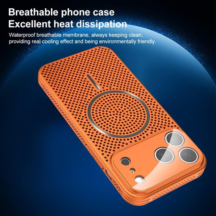 Funda para teléfono Ice Armor con airbag magnético y sistema de refrigeración, a prueba de golpes., For iPhone 17 Pro Max, For iPhone 17 Pro