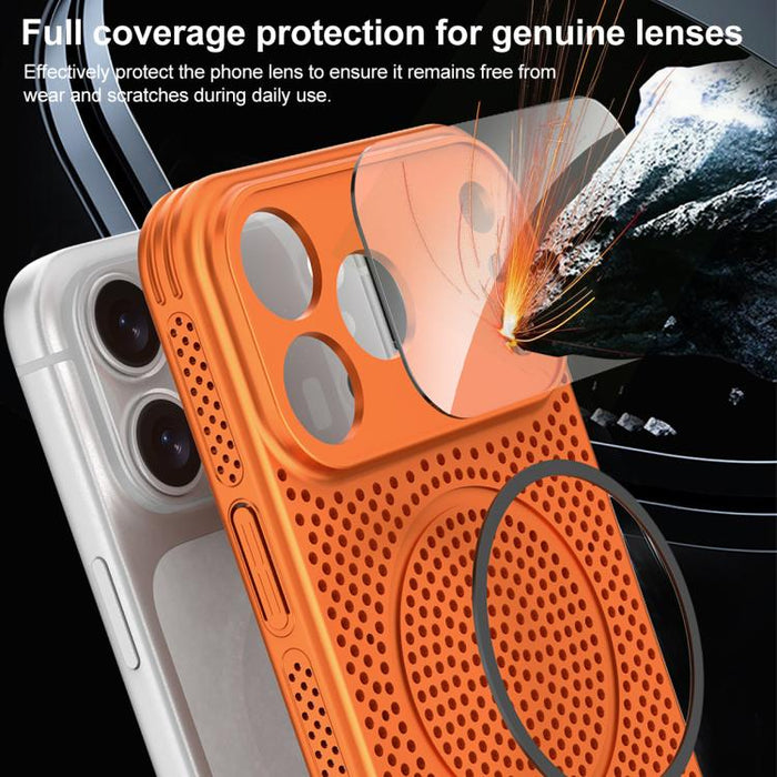 Funda para teléfono Ice Armor con airbag magnético y sistema de refrigeración, a prueba de golpes., For iPhone 17 Pro Max, For iPhone 17 Pro