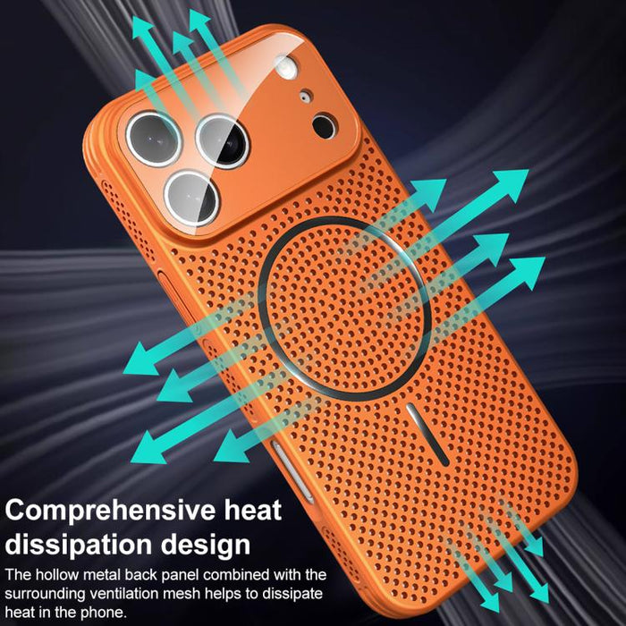 Funda para teléfono Ice Armor con airbag magnético y sistema de refrigeración, a prueba de golpes., For iPhone 17 Pro Max, For iPhone 17 Pro