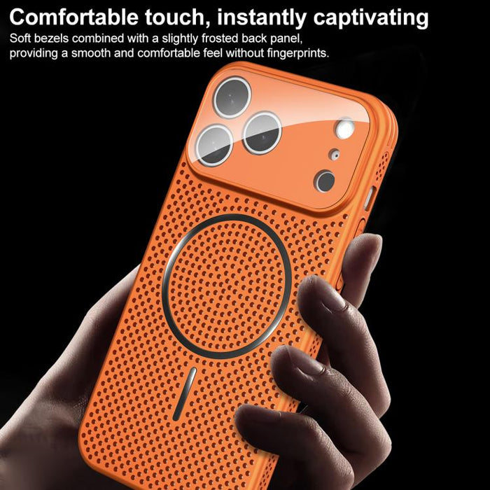 Funda para teléfono Ice Armor con airbag magnético y sistema de refrigeración, a prueba de golpes., For iPhone 17 Pro Max, For iPhone 17 Pro