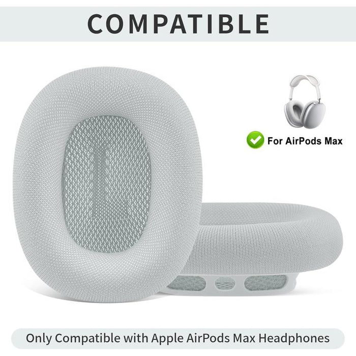 XDcase 1 par de almohadillas magnéticas de esponja de repuesto para auriculares, fabricadas en tela de malla, For AirPods Max