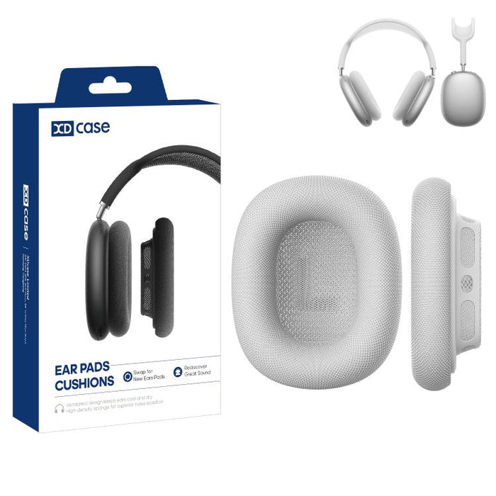 XDcase 1 par de almohadillas magnéticas de esponja de repuesto para auriculares, fabricadas en tela de malla, For AirPods Max