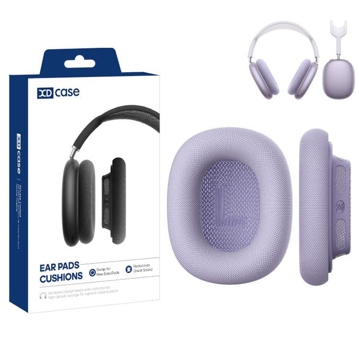 XDcase 1 par de almohadillas magnéticas de esponja de repuesto para auriculares, fabricadas en tela de malla, For AirPods Max 2