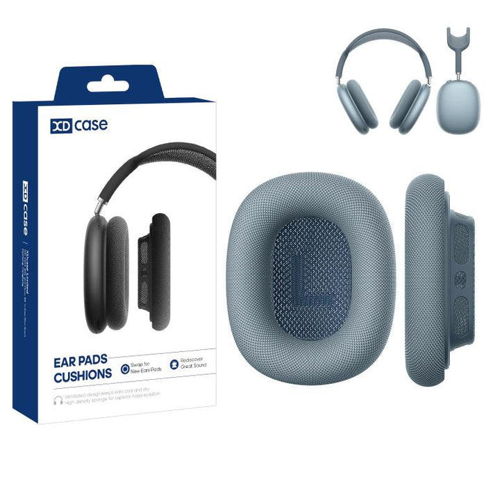 XDcase 1 par de almohadillas magnéticas de esponja de repuesto para auriculares, fabricadas en tela de malla, For AirPods Max 2