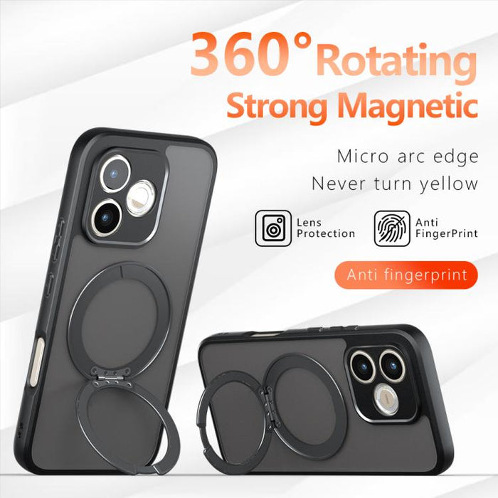 Funda para teléfono híbrida de PC TPU con soporte magnético Armor, For Redmi Turbo 5 Max / Poco X8 Pro Max, For Redmi Note 15 Pro+ 5G Global