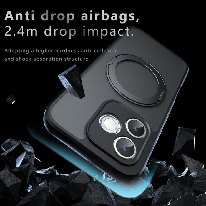 Funda para teléfono híbrida de PC TPU con soporte magnético Armor, For Redmi Turbo 5 Max / Poco X8 Pro Max, For Redmi Note 15 Pro+ 5G Global