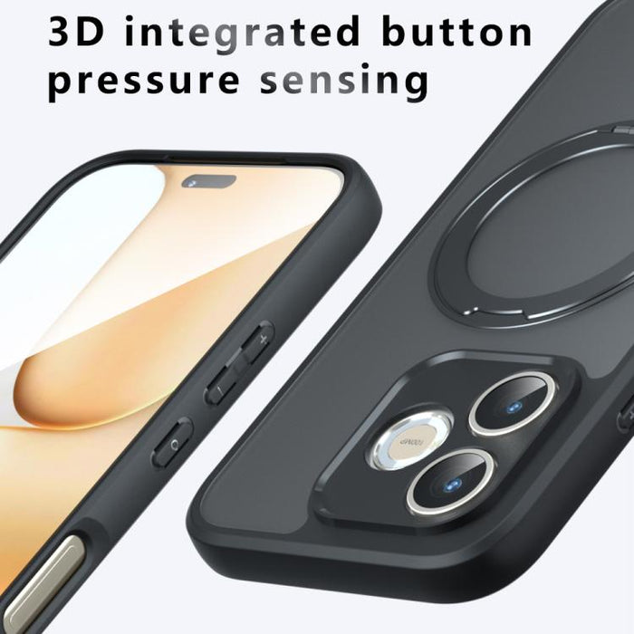 Funda para teléfono híbrida de PC TPU con soporte magnético Armor, For Redmi Turbo 5 Max / Poco X8 Pro Max, For Redmi Note 15 Pro+ 5G Global