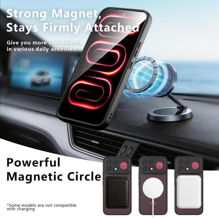 Funda para teléfono híbrida de PC TPU con soporte magnético Armor, For Redmi Turbo 5 Max / Poco X8 Pro Max, For Redmi Note 15 Pro+ 5G Global