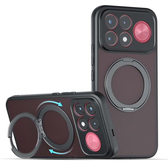 Funda para teléfono híbrida de PC TPU con soporte magnético Armor, For Redmi Turbo 5 Max / Poco X8 Pro Max, For Redmi Note 15 Pro+ 5G Global