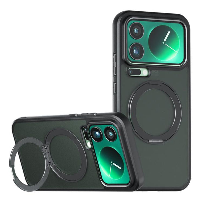 Funda para teléfono híbrida de PC TPU con soporte magnético Armor, For Xiaomi 17 Max 5G, For Xiaomi 17T Pro 5G, For Xiaomi 17T 5G, For Xiaomi 17 Ultra, For Xiaomi 17 Pro Max, For Xiaomi 15T Pro