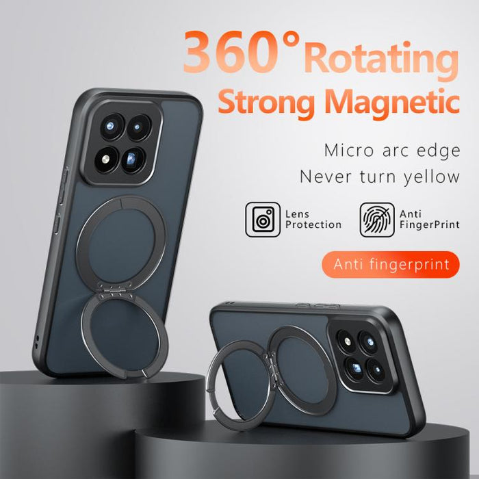 Funda para teléfono híbrida de PC TPU con soporte magnético Armor, For Xiaomi 17 Max 5G, For Xiaomi 17T Pro 5G, For Xiaomi 17T 5G, For Xiaomi 17 Ultra, For Xiaomi 17 Pro Max, For Xiaomi 15T Pro