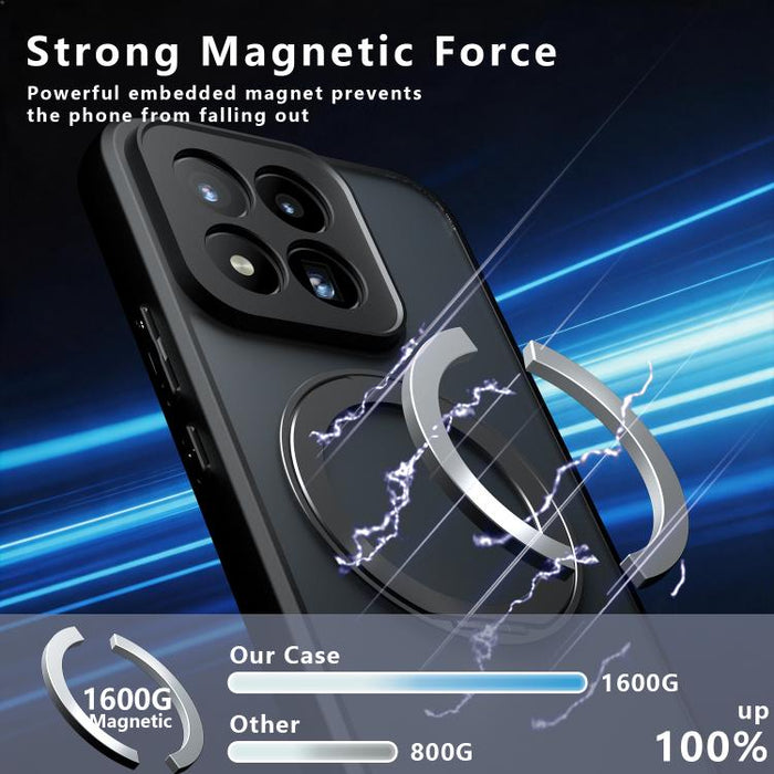 Funda para teléfono híbrida de PC TPU con soporte magnético Armor, For Xiaomi 17 Max 5G, For Xiaomi 17T Pro 5G, For Xiaomi 17T 5G, For Xiaomi 17 Ultra, For Xiaomi 17 Pro Max, For Xiaomi 15T Pro
