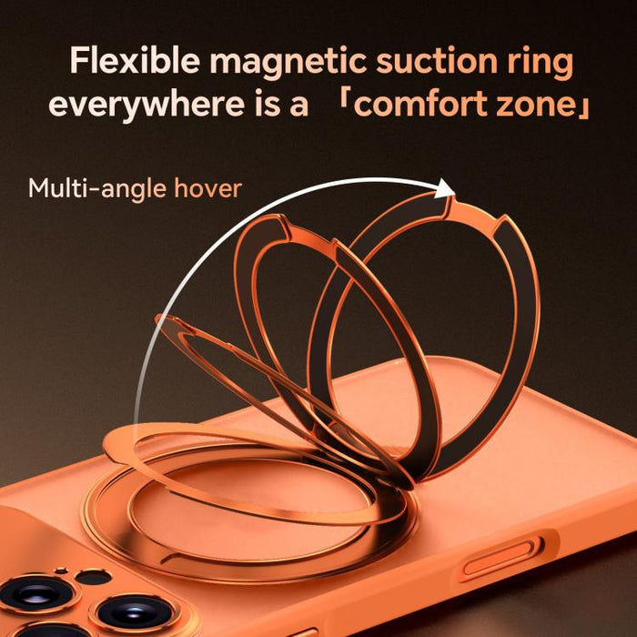 SULADA se transforma en una funda para teléfono 17 Pro semitransparente mate con soporte magnético giratorio., For iPhone 17 Pro Max, For iPhone 17 Pro, For iPhone 16 Pro Max, For iPhone 16 Pro