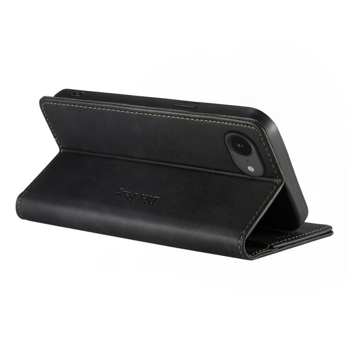 Funda para teléfono Dierfeng de cuero vegano con cierre magnético y protección RFID., For iPhone 17e / 16e, For iPhone 17 Pro Max, For iPhone 17 Pro, For iPhone 17, For iPhone Air, For iPhone 16 Pro Max, For iPhone 16 Pro, For iPhone 16 Plus           ...