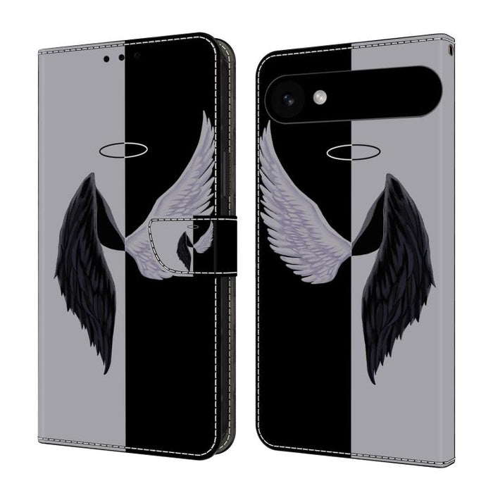 Funda para teléfono de cuero vegano pintado con efecto cristal, For iPhone 16e / 17e, For iPhone 17 Pro Max, For iPhone 17 Pro, For iPhone 17, For iPhone Air, For iPhone 16 Pro Max
