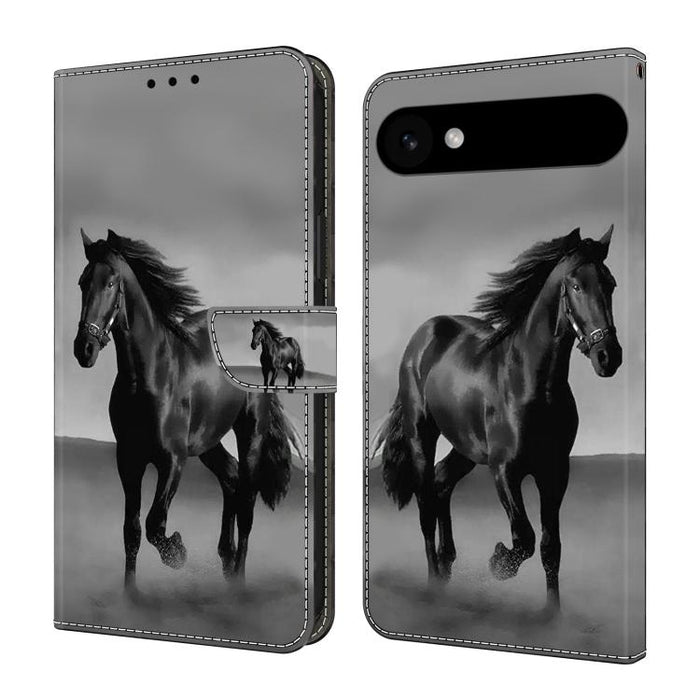 Funda para teléfono de cuero vegano pintado con efecto cristal, For iPhone 16e / 17e, For iPhone 17 Pro Max, For iPhone 17 Pro, For iPhone 17, For iPhone Air, For iPhone 16 Pro Max