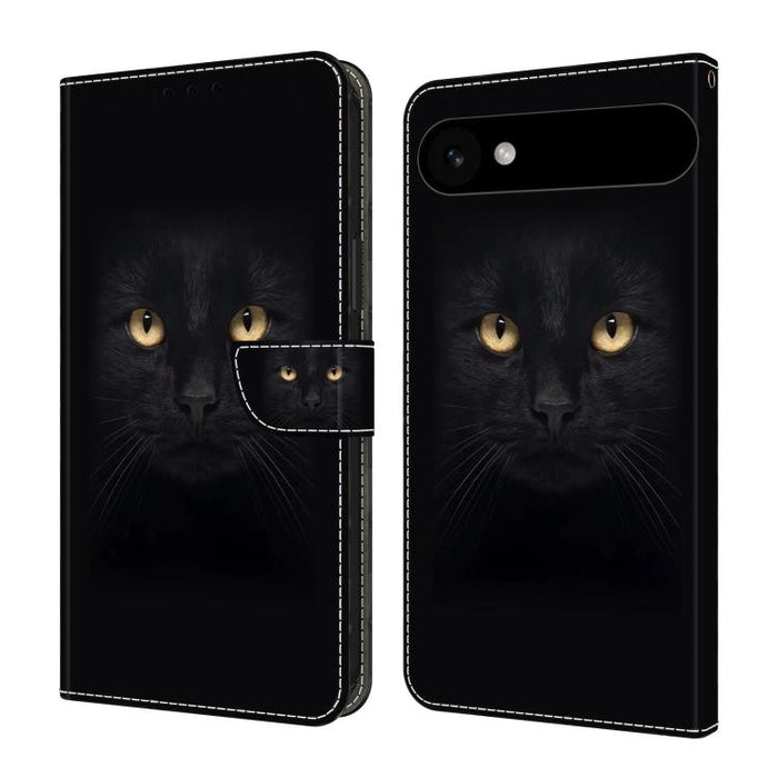 Funda para teléfono de cuero vegano pintado con efecto cristal, For iPhone 16e / 17e, For iPhone 17 Pro Max, For iPhone 17 Pro, For iPhone 17, For iPhone Air, For iPhone 16 Pro Max