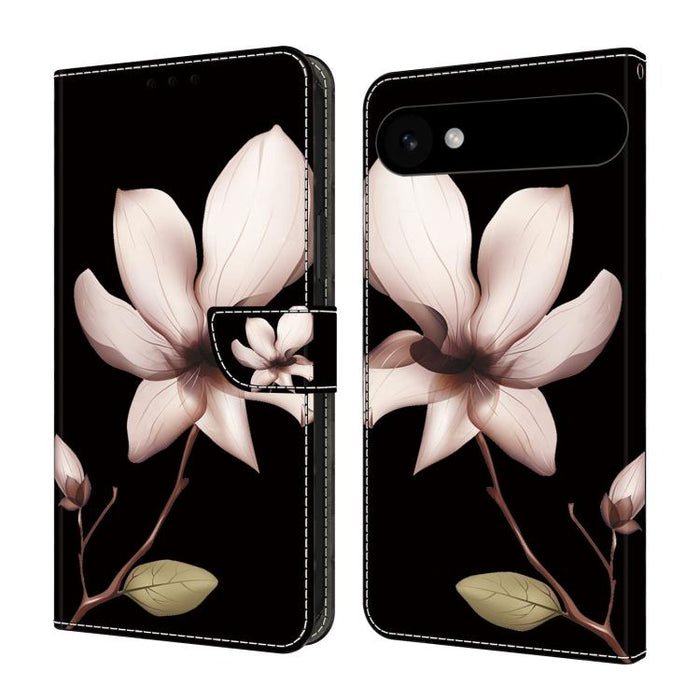 Funda para teléfono de cuero vegano pintado con efecto cristal, For iPhone 16e / 17e, For iPhone 17 Pro Max, For iPhone 17 Pro, For iPhone 17, For iPhone Air, For iPhone 16 Pro Max