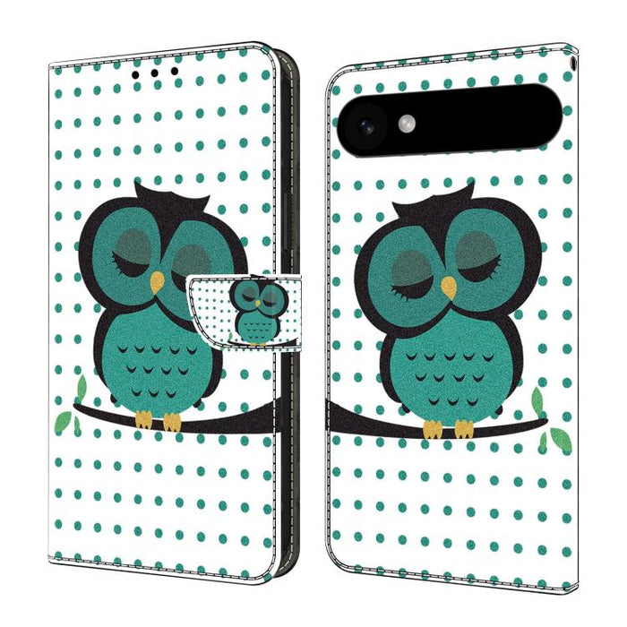 Funda para teléfono de cuero vegano pintado con efecto cristal, For iPhone 16e / 17e, For iPhone 17 Pro Max, For iPhone 17 Pro, For iPhone 17, For iPhone Air, For iPhone 16 Pro Max