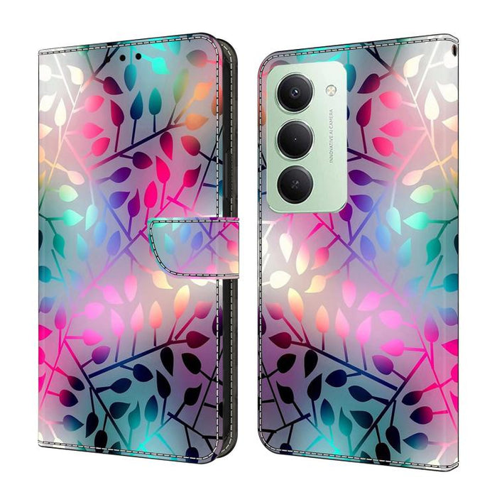 Funda para teléfono de cuero vegano pintado con efecto cristal, For Redmi Note 15 5G / 4G Global 164mm, For Redmi Note 15 Pro 5G Global 163.6mm, For Redmi 15C 5G / 4G EU 173mm, For Redmi 15 5G Global / 4G SEA 169.5mm, For Redmi 15 5G / 4G EU 171mm     ...