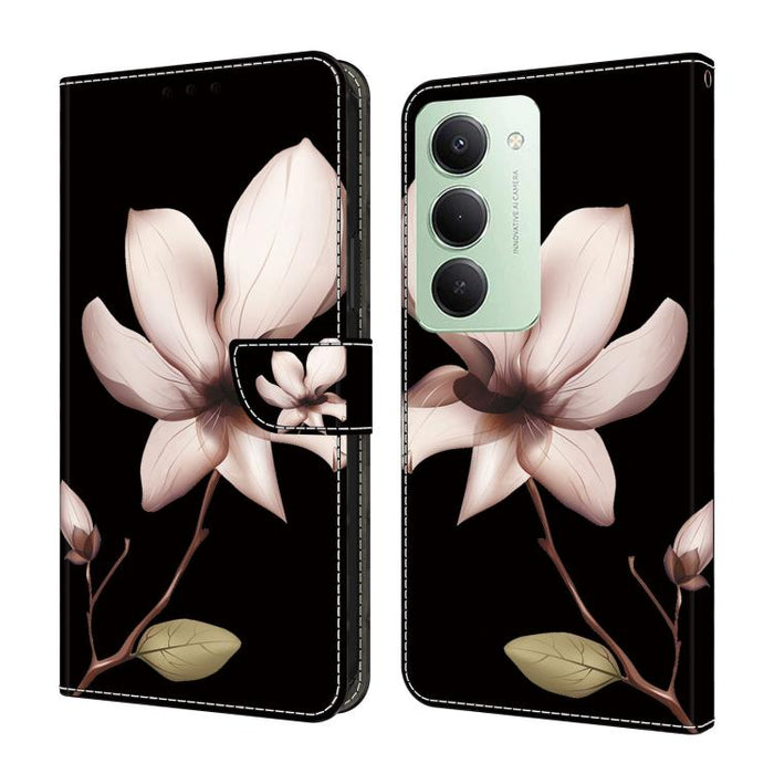 Funda para teléfono de cuero vegano pintado con efecto cristal, For Redmi Note 15 5G / 4G Global 164mm, For Redmi Note 15 Pro 5G Global 163.6mm, For Redmi 15C 5G / 4G EU 173mm, For Redmi 15 5G Global / 4G SEA 169.5mm, For Redmi 15 5G / 4G EU 171mm     ...