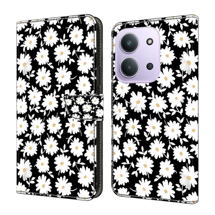 Funda para teléfono de cuero vegano pintado con efecto cristal, For Redmi Note 15 5G / 4G Global 164mm, For Redmi Note 15 Pro 5G Global 163.6mm, For Redmi 15C 5G / 4G EU 173mm, For Redmi 15 5G Global / 4G SEA 169.5mm, For Redmi 15 5G / 4G EU 171mm     ...