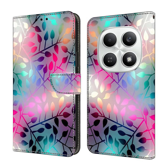 Funda para teléfono de cuero vegano pintado con efecto cristal, For Redmi Note 15 5G / 4G Global 164mm, For Redmi Note 15 Pro 5G Global 163.6mm, For Redmi 15C 5G / 4G EU 173mm, For Redmi 15 5G Global / 4G SEA 169.5mm, For Redmi 15 5G / 4G EU 171mm     ...