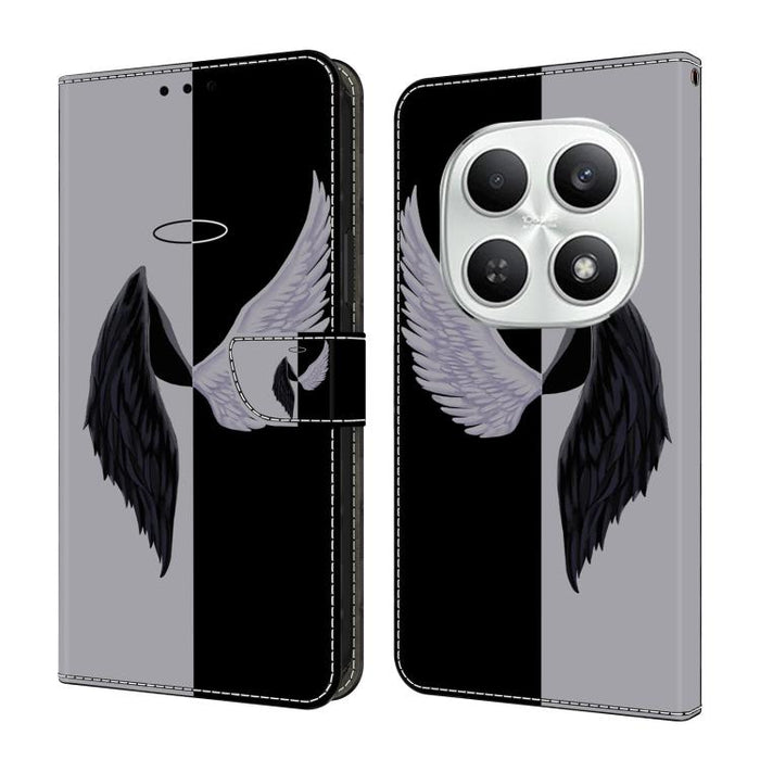 Funda para teléfono de cuero vegano pintado con efecto cristal, For Redmi Note 15 5G / 4G Global 164mm, For Redmi Note 15 Pro 5G Global 163.6mm, For Redmi 15C 5G / 4G EU 173mm, For Redmi 15 5G Global / 4G SEA 169.5mm, For Redmi 15 5G / 4G EU 171mm     ...