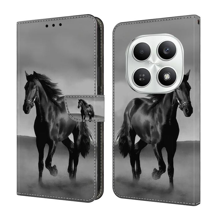 Funda para teléfono de cuero vegano pintado con efecto cristal, For Redmi Note 15 5G / 4G Global 164mm, For Redmi Note 15 Pro 5G Global 163.6mm, For Redmi 15C 5G / 4G EU 173mm, For Redmi 15 5G Global / 4G SEA 169.5mm, For Redmi 15 5G / 4G EU 171mm     ...