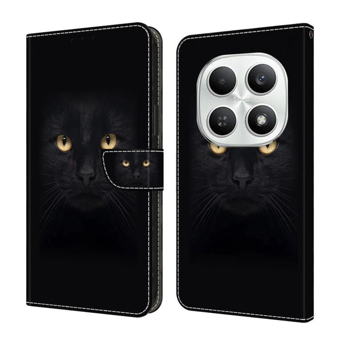 Funda para teléfono de cuero vegano pintado con efecto cristal, For Redmi Note 15 5G / 4G Global 164mm, For Redmi Note 15 Pro 5G Global 163.6mm, For Redmi 15C 5G / 4G EU 173mm, For Redmi 15 5G Global / 4G SEA 169.5mm, For Redmi 15 5G / 4G EU 171mm     ...
