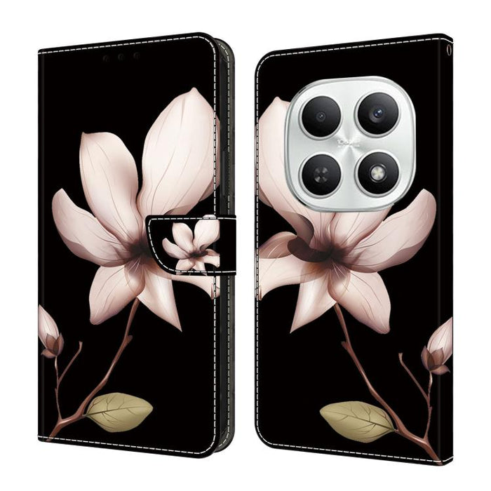 Funda para teléfono de cuero vegano pintado con efecto cristal, For Redmi Note 15 5G / 4G Global 164mm, For Redmi Note 15 Pro 5G Global 163.6mm, For Redmi 15C 5G / 4G EU 173mm, For Redmi 15 5G Global / 4G SEA 169.5mm, For Redmi 15 5G / 4G EU 171mm     ...