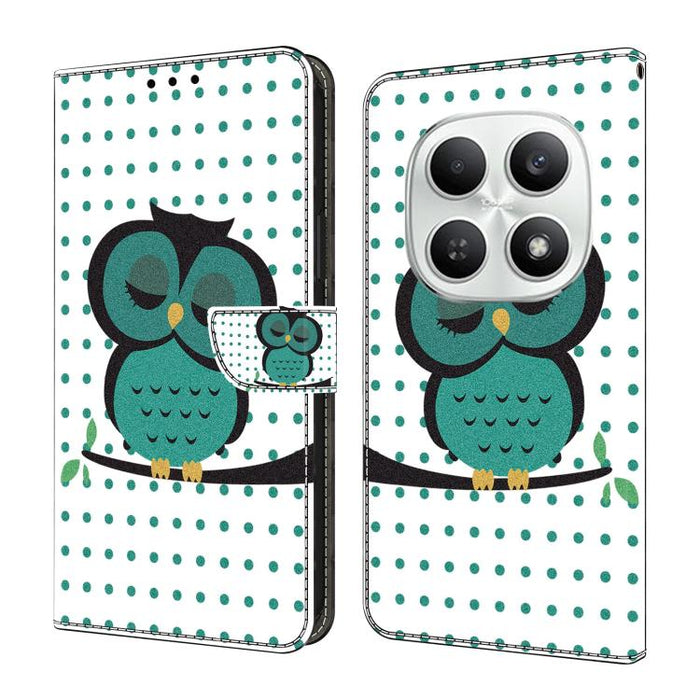 Funda para teléfono de cuero vegano pintado con efecto cristal, For Redmi Note 15 5G / 4G Global 164mm, For Redmi Note 15 Pro 5G Global 163.6mm, For Redmi 15C 5G / 4G EU 173mm, For Redmi 15 5G Global / 4G SEA 169.5mm, For Redmi 15 5G / 4G EU 171mm     ...