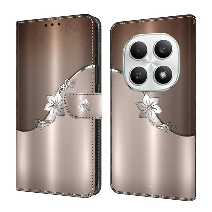 Funda para teléfono de cuero vegano pintado con efecto cristal, For Redmi Note 15 5G / 4G Global 164mm, For Redmi Note 15 Pro 5G Global 163.6mm, For Redmi 15C 5G / 4G EU 173mm, For Redmi 15 5G Global / 4G SEA 169.5mm, For Redmi 15 5G / 4G EU 171mm     ...