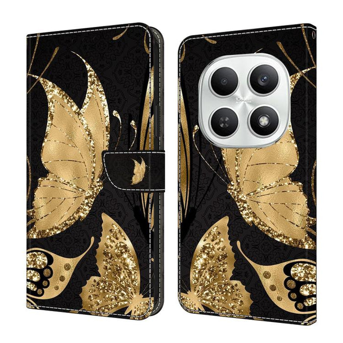 Funda para teléfono de cuero vegano pintado con efecto cristal, For Redmi Note 15 5G / 4G Global 164mm, For Redmi Note 15 Pro 5G Global 163.6mm, For Redmi 15C 5G / 4G EU 173mm, For Redmi 15 5G Global / 4G SEA 169.5mm, For Redmi 15 5G / 4G EU 171mm     ...