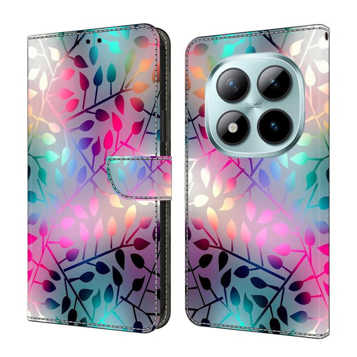 Funda para teléfono de cuero vegano pintado con efecto cristal, For Redmi Note 15 5G / 4G Global 164mm, For Redmi Note 15 Pro 5G Global 163.6mm, For Redmi 15C 5G / 4G EU 173mm, For Redmi 15 5G Global / 4G SEA 169.5mm, For Redmi 15 5G / 4G EU 171mm     ...