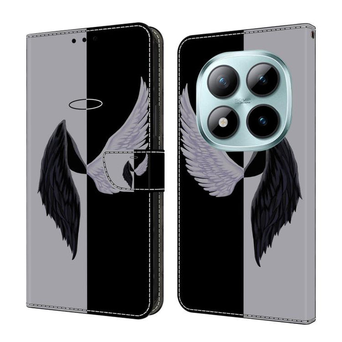Funda para teléfono de cuero vegano pintado con efecto cristal, For Redmi Note 15 5G / 4G Global 164mm, For Redmi Note 15 Pro 5G Global 163.6mm, For Redmi 15C 5G / 4G EU 173mm, For Redmi 15 5G Global / 4G SEA 169.5mm, For Redmi 15 5G / 4G EU 171mm     ...
