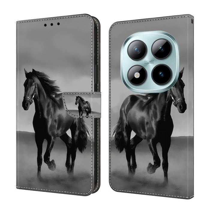 Funda para teléfono de cuero vegano pintado con efecto cristal, For Redmi Note 15 5G / 4G Global 164mm, For Redmi Note 15 Pro 5G Global 163.6mm, For Redmi 15C 5G / 4G EU 173mm, For Redmi 15 5G Global / 4G SEA 169.5mm, For Redmi 15 5G / 4G EU 171mm     ...