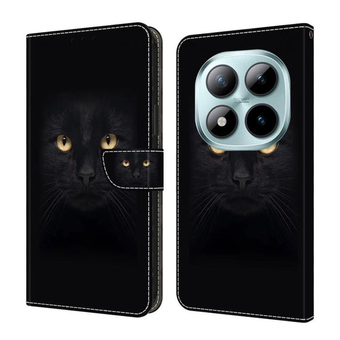 Funda para teléfono de cuero vegano pintado con efecto cristal, For Redmi Note 15 5G / 4G Global 164mm, For Redmi Note 15 Pro 5G Global 163.6mm, For Redmi 15C 5G / 4G EU 173mm, For Redmi 15 5G Global / 4G SEA 169.5mm, For Redmi 15 5G / 4G EU 171mm     ...
