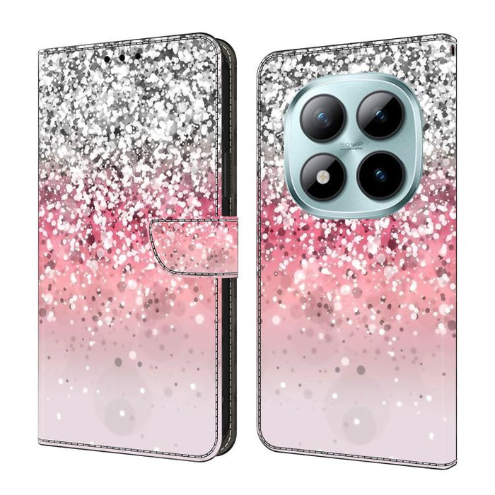 Funda para teléfono de cuero vegano pintado con efecto cristal, For Redmi Note 15 5G / 4G Global 164mm, For Redmi Note 15 Pro 5G Global 163.6mm, For Redmi 15C 5G / 4G EU 173mm, For Redmi 15 5G Global / 4G SEA 169.5mm, For Redmi 15 5G / 4G EU 171mm     ...