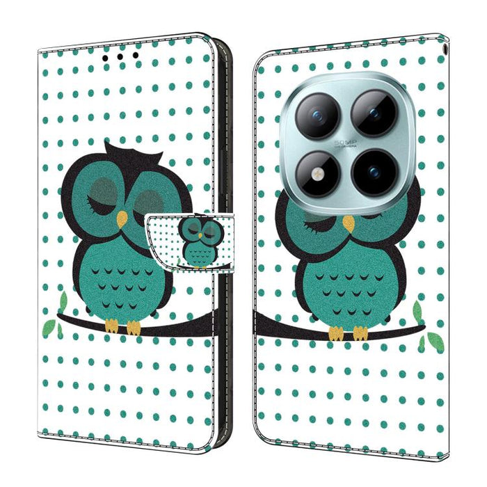 Funda para teléfono de cuero vegano pintado con efecto cristal, For Redmi Note 15 5G / 4G Global 164mm, For Redmi Note 15 Pro 5G Global 163.6mm, For Redmi 15C 5G / 4G EU 173mm, For Redmi 15 5G Global / 4G SEA 169.5mm, For Redmi 15 5G / 4G EU 171mm     ...