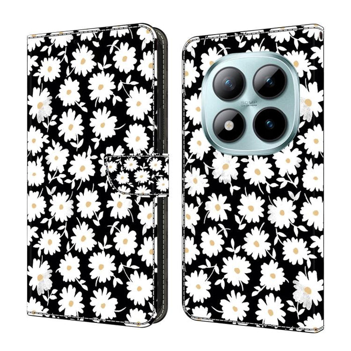 Funda para teléfono de cuero vegano pintado con efecto cristal, For Redmi Note 15 5G / 4G Global 164mm, For Redmi Note 15 Pro 5G Global 163.6mm, For Redmi 15C 5G / 4G EU 173mm, For Redmi 15 5G Global / 4G SEA 169.5mm, For Redmi 15 5G / 4G EU 171mm     ...