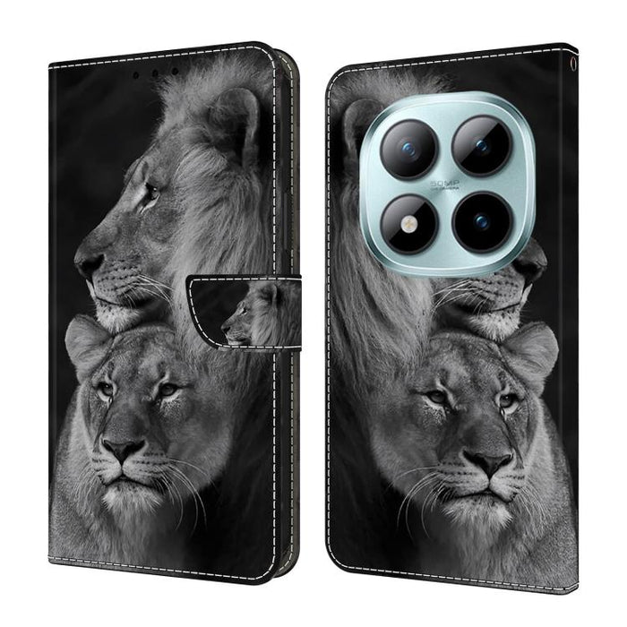 Funda para teléfono de cuero vegano pintado con efecto cristal, For Redmi Note 15 5G / 4G Global 164mm, For Redmi Note 15 Pro 5G Global 163.6mm, For Redmi 15C 5G / 4G EU 173mm, For Redmi 15 5G Global / 4G SEA 169.5mm, For Redmi 15 5G / 4G EU 171mm     ...